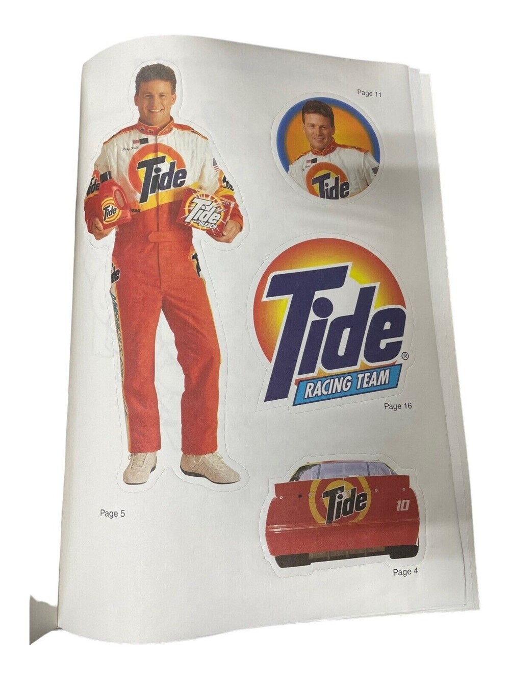 Ricky Rudd Tide Sticker Fun Race Book 1993 - Picture 4 of 5